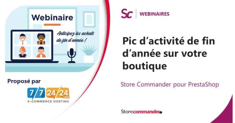 Pic d'activité de fin d'année sur votre boutique Prestashop