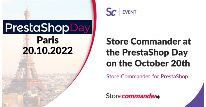 Retrouvez Store Commander au PrestaShop Day 2022