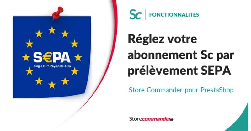 Sc peut désormais être réglé par prélévement SEPA