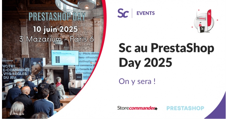 Store Commander au PrestaShop Day Paris 2025 : on y sera !